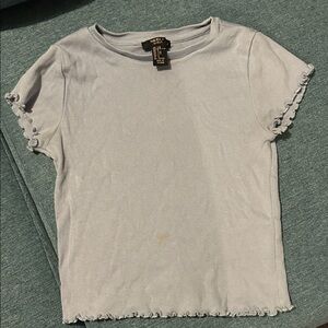 Forever 21 Light Blue Short Sleeve Top